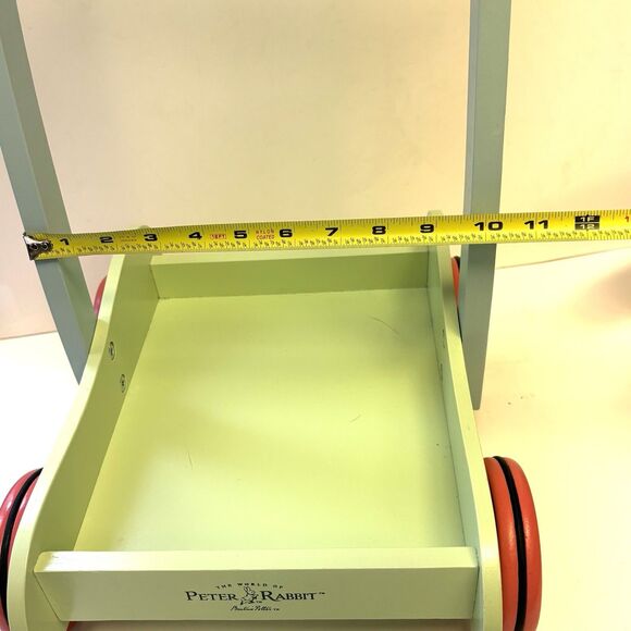 PETER RABBIT Plush With Garden Cart 20” Stuffed Toy Bunny And Wagon - Picture 9 of 16